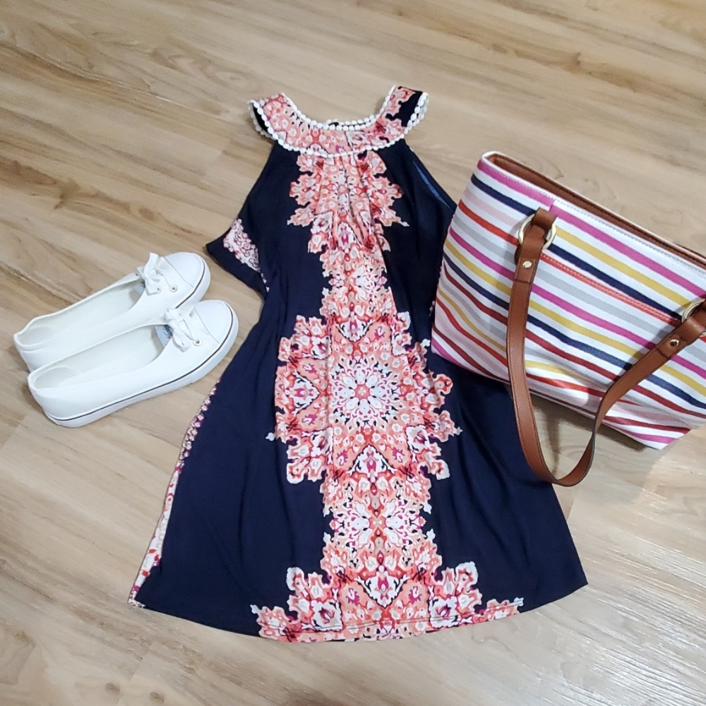 Trixxi choker collar dress